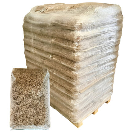 Eichenholzpellets 6 mm – 1020 kg (68x15 kg) – Premium Qualität