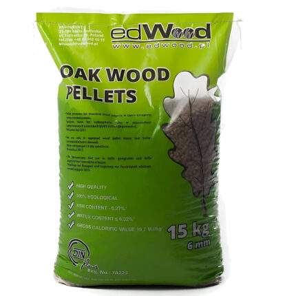 Hartholzpellets Eiche ENplusA1 – 975 kg (65 x 15 kg Säcke)